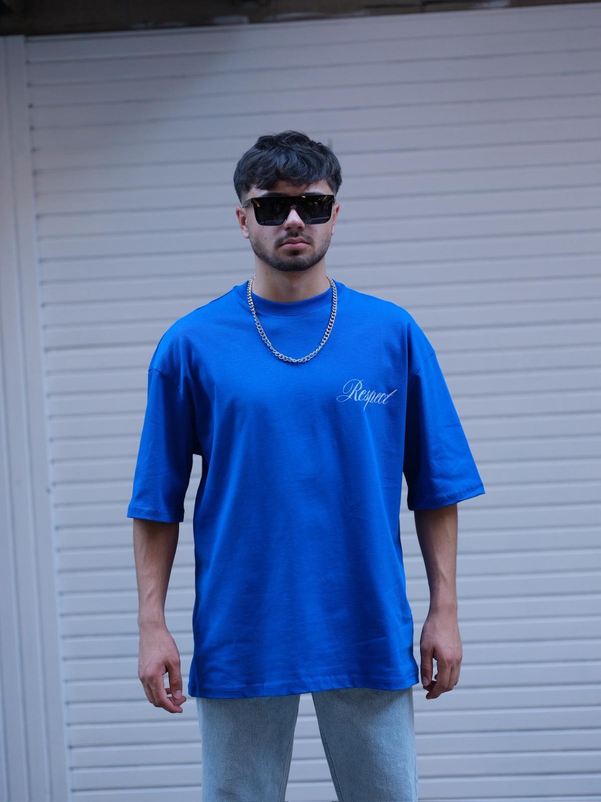 Oversize Baskılı T-shirt (CHOO RESPECT )