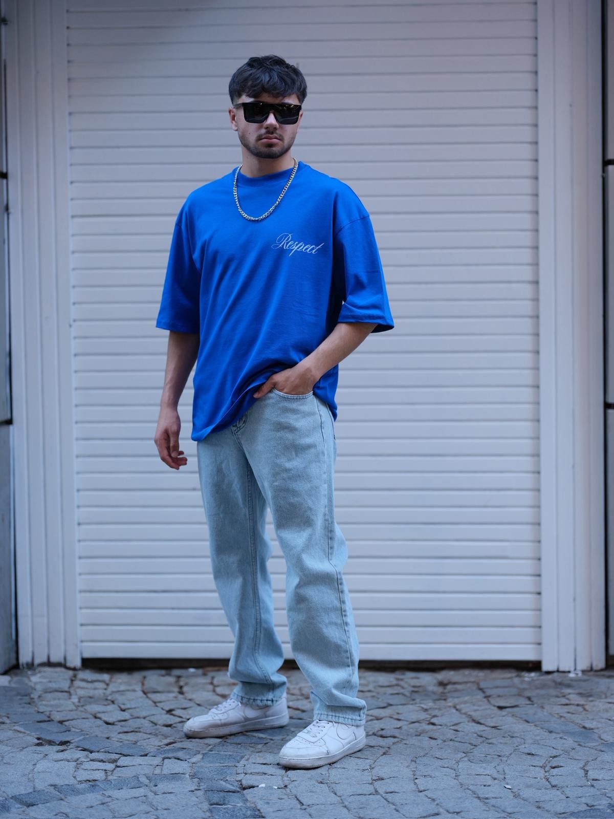 Oversize Baskılı T-shirt (CHOO RESPECT )