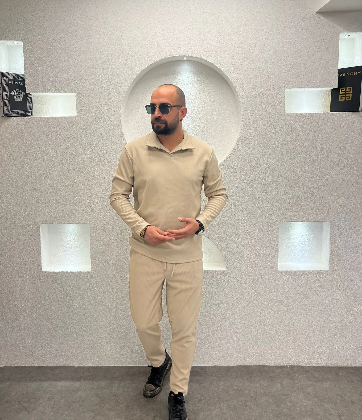 Slim Fit Polo Yaka Jogger Takım - Mint