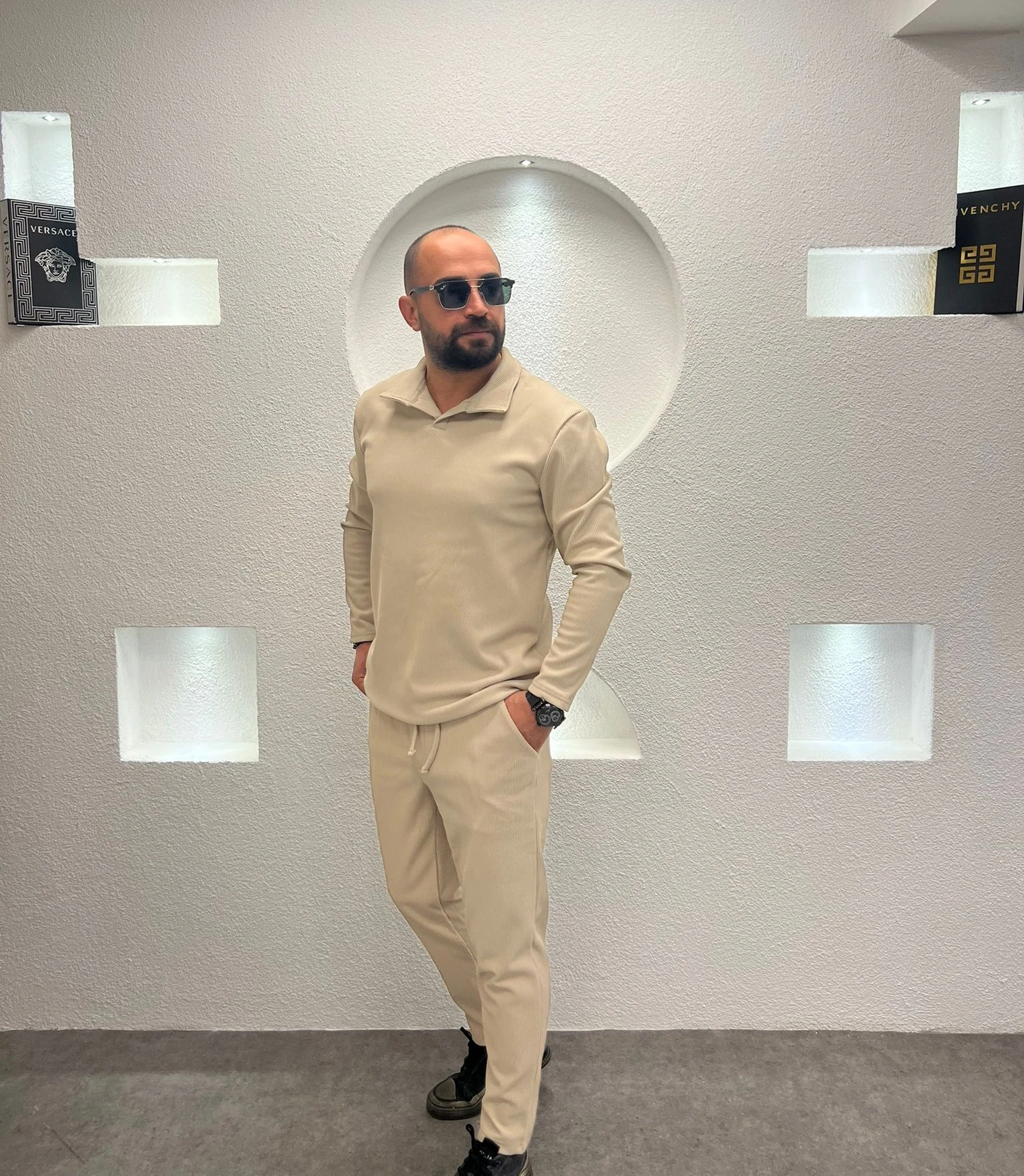 Slim Fit Polo Yaka Jogger Takım - Mint