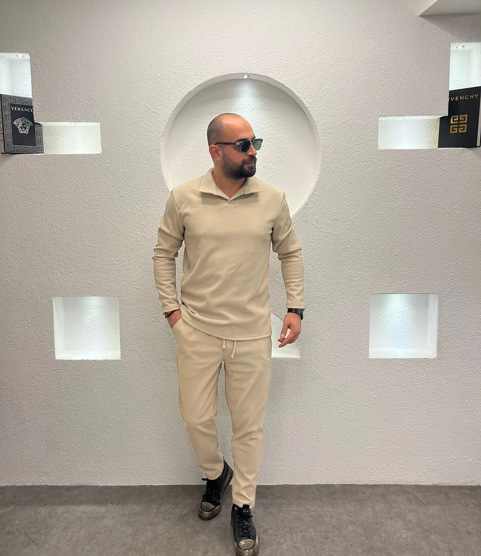 Slim Fit Polo Yaka Jogger Takım - Mint