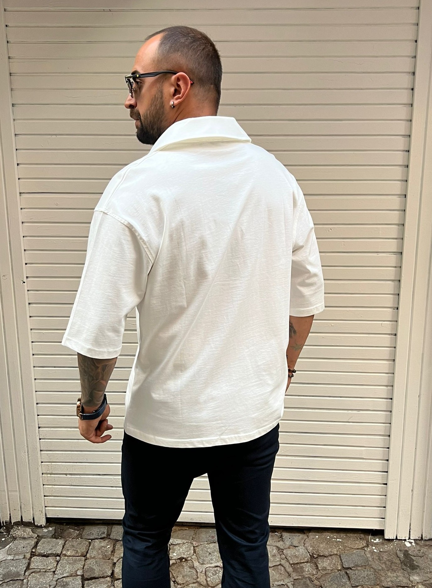 Polo Yaka Oversize T-shirt