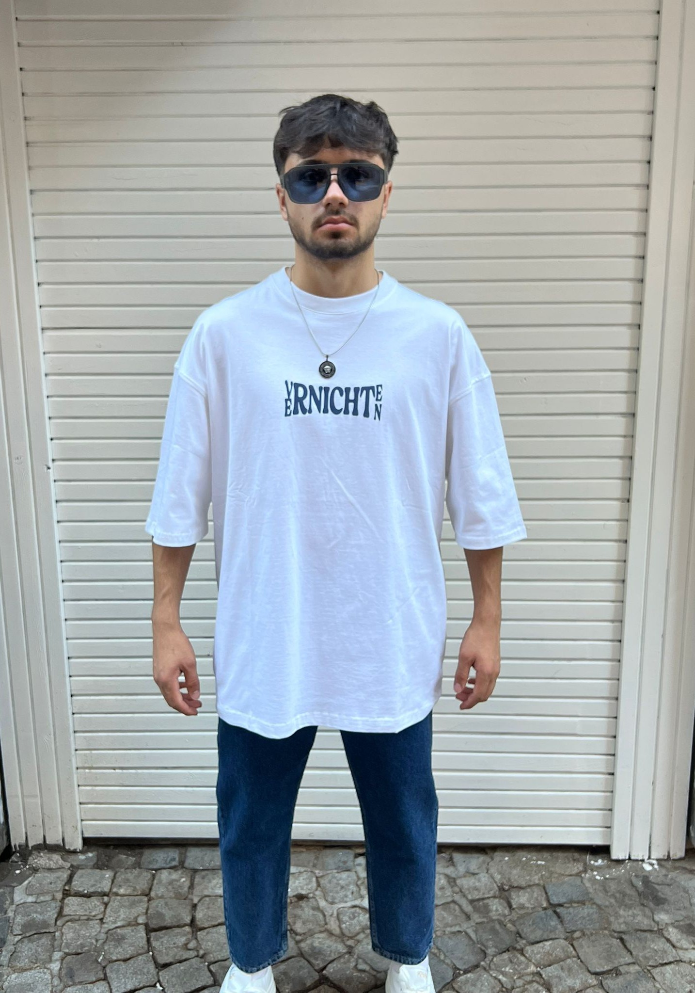 Oversize Baskılı T-shirt (CHOO RESPECT )