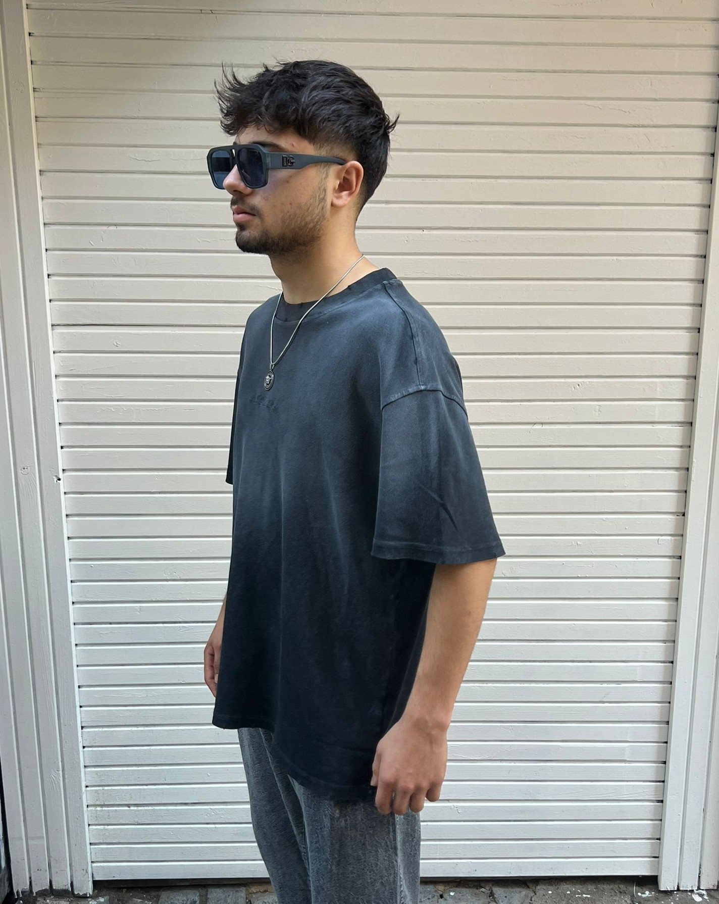 Yıkamalı Oversize T-shirt ( CHB 10017 )