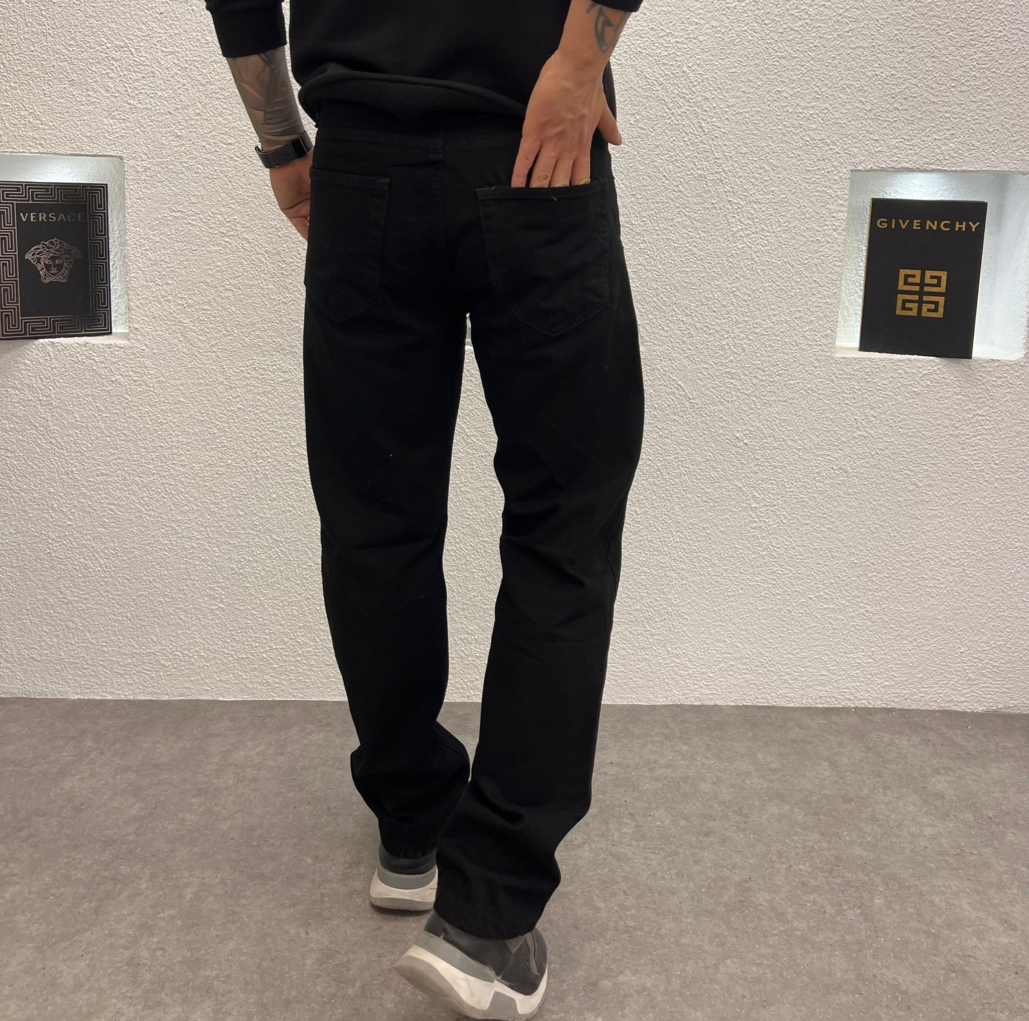 Baggy Kalıp Erkek Jean Siyah