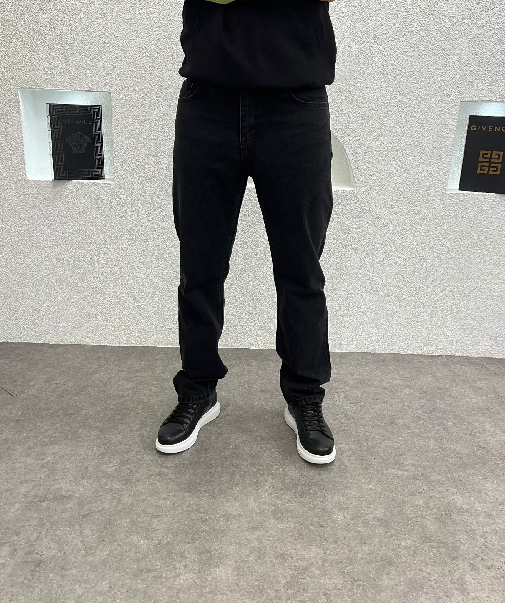 Baggy Kalıp Erkek Jean Antrasit