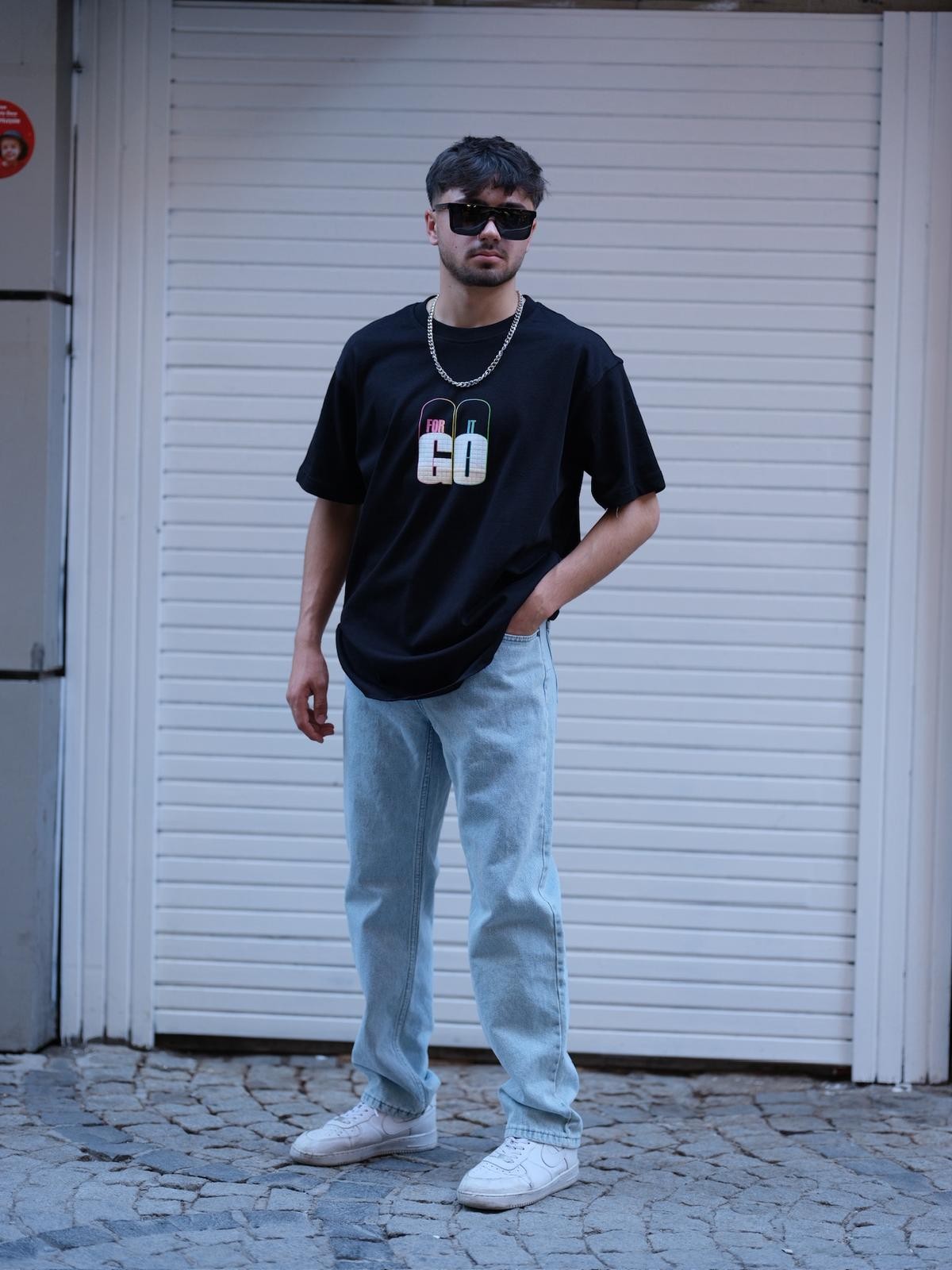 Oversize Baskılı T-shirt (CHB 10016 )
