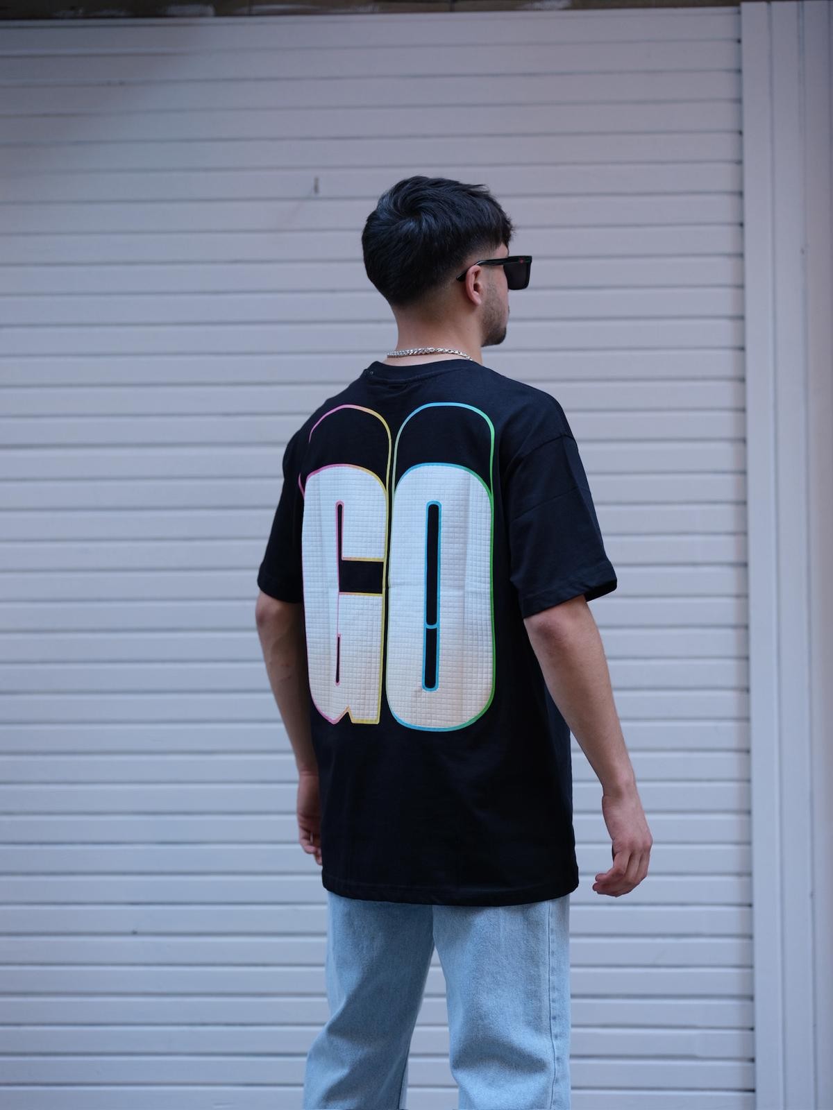 Oversize Baskılı T-shirt (CHB 10016 )