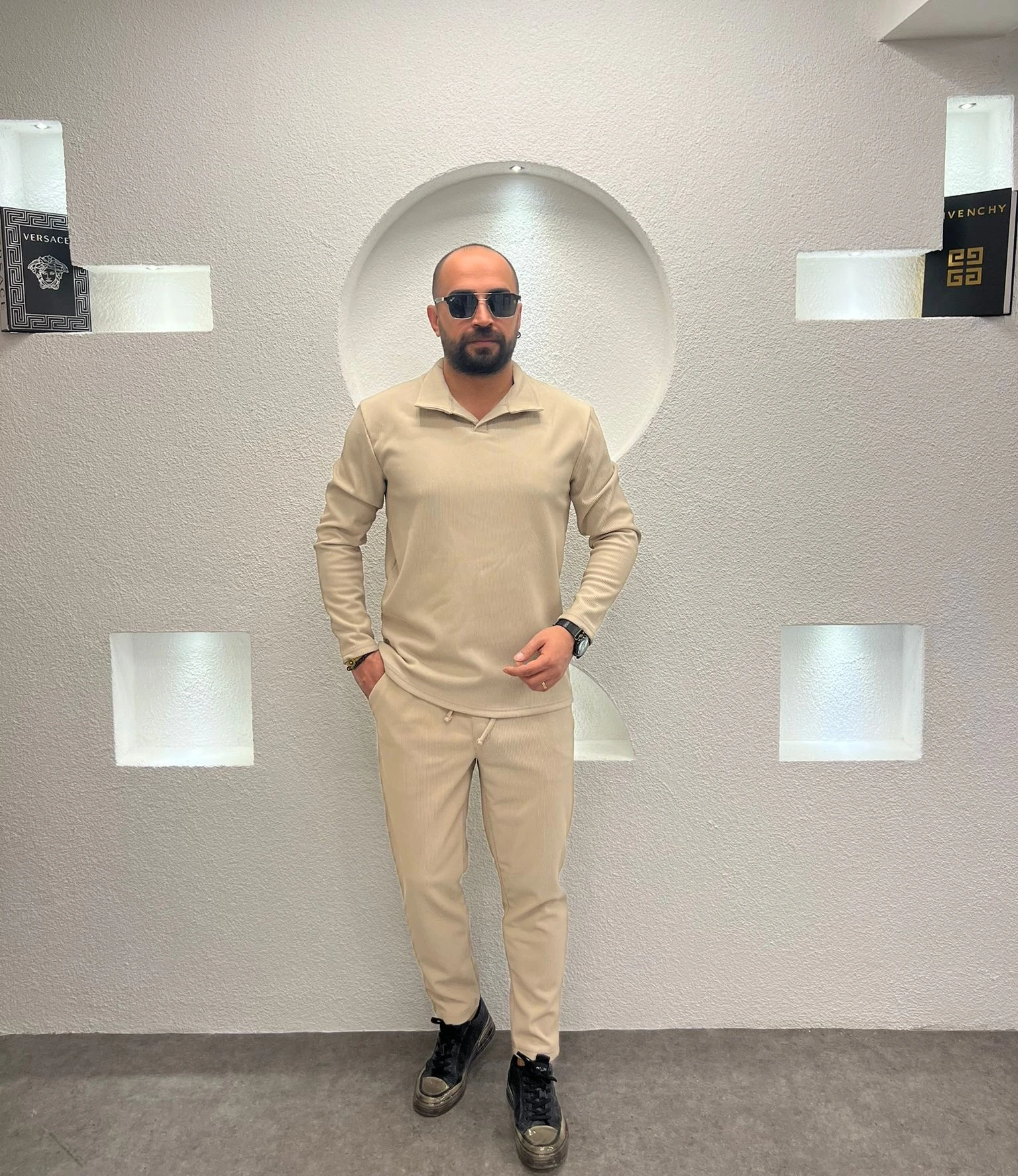 Slim Fit Polo Yaka Jogger Takım - Mint