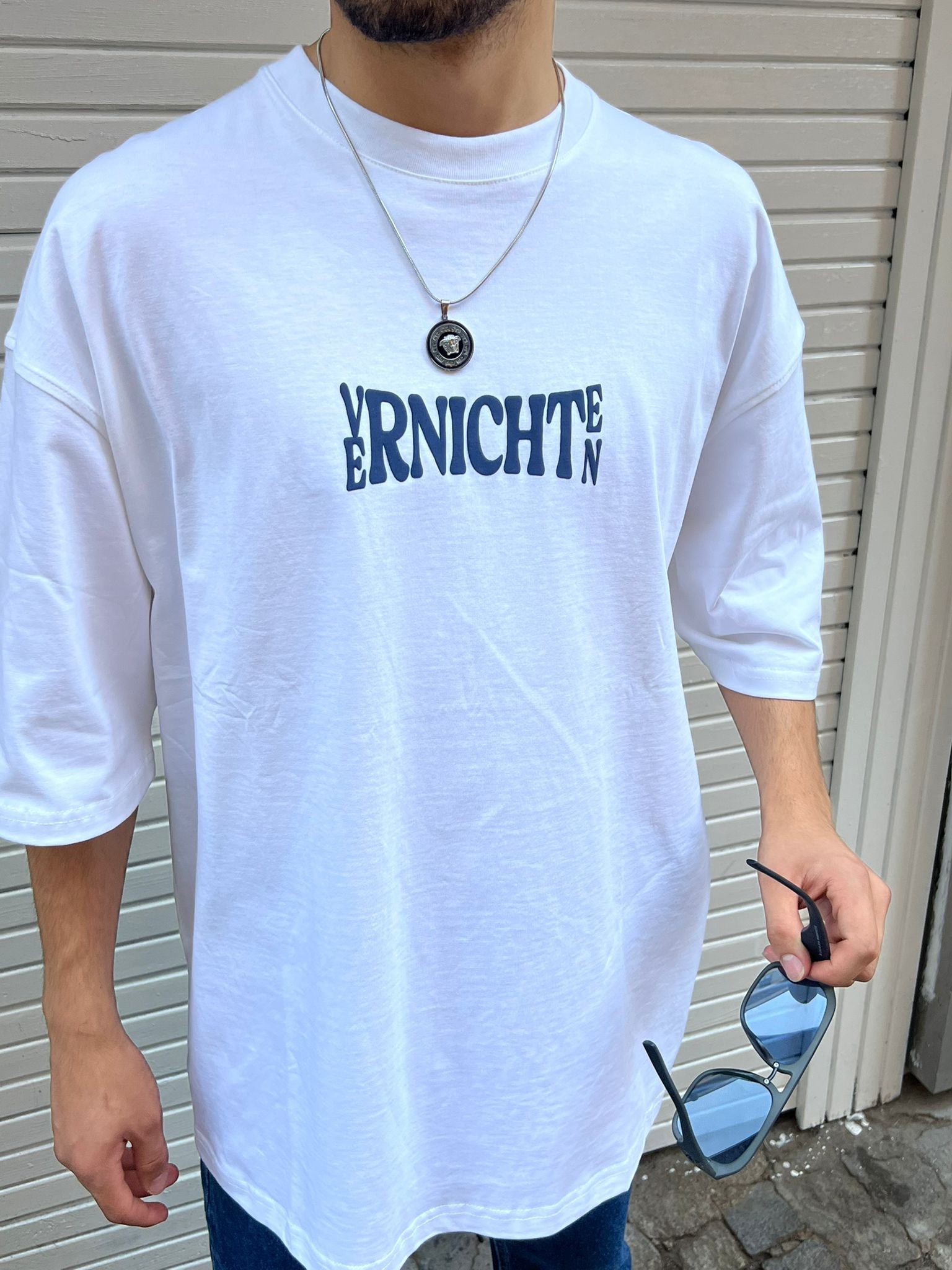 Oversize Baskılı T-shirt (CHOO RESPECT )