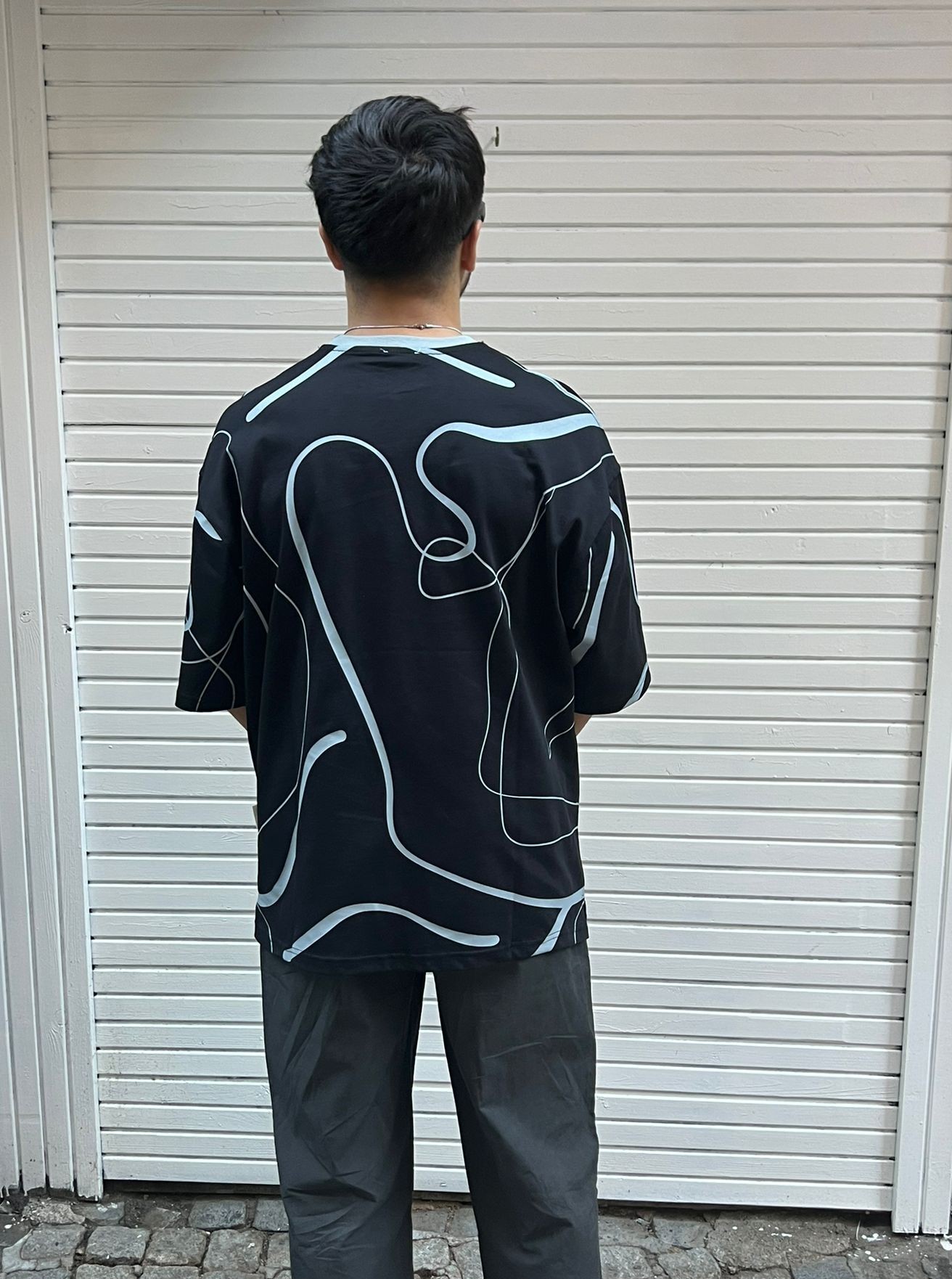 Baskılı Oversize Cepli Model T-shirt ( CHOO JACE )
