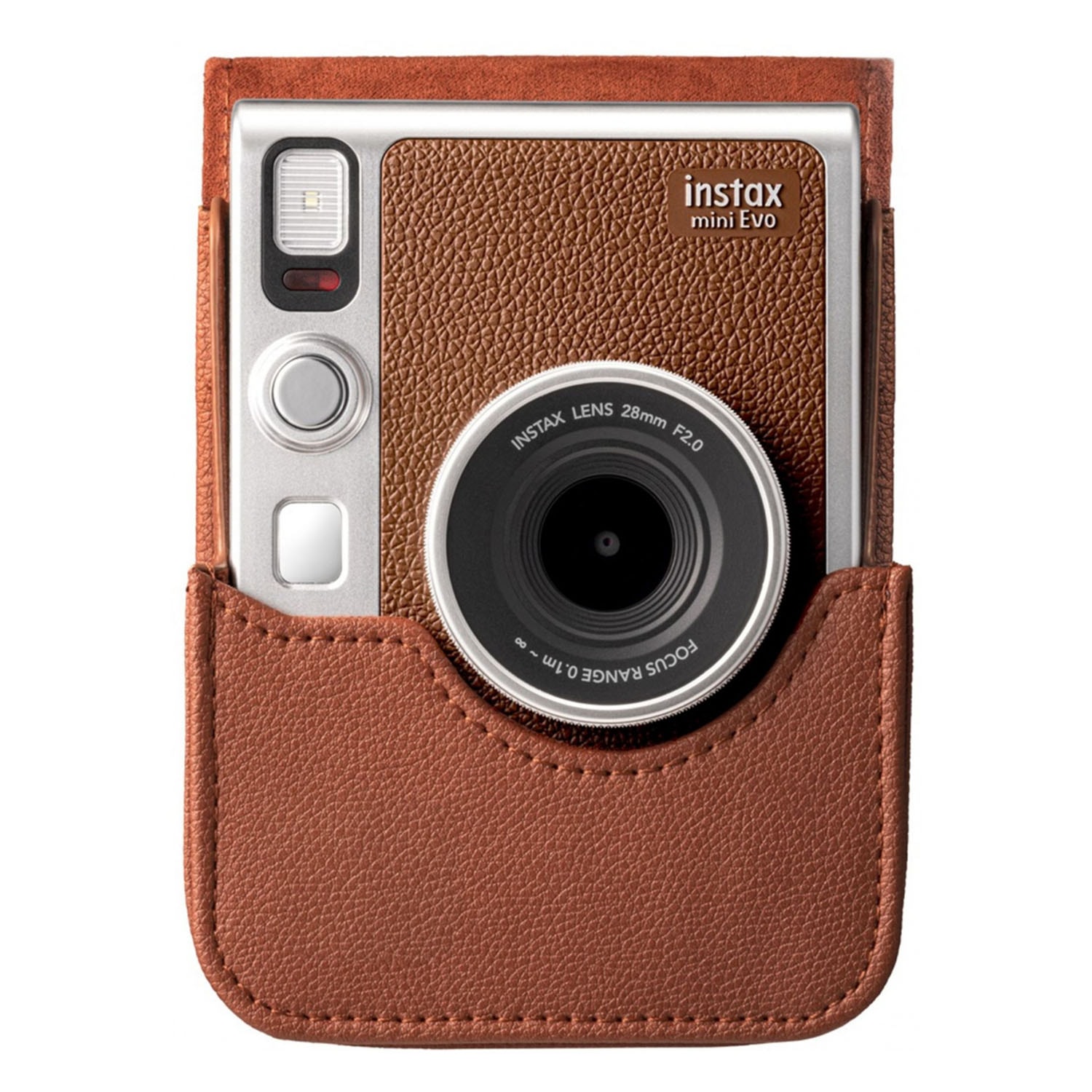 Instax Mini Evo Kahverengi Deri Çanta