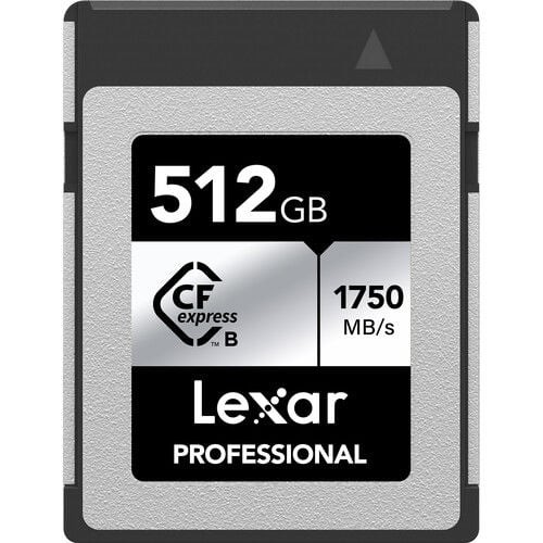 Lexar 512GB Silver 1750MB/s CFexpress Type-B Hafıza Kartı