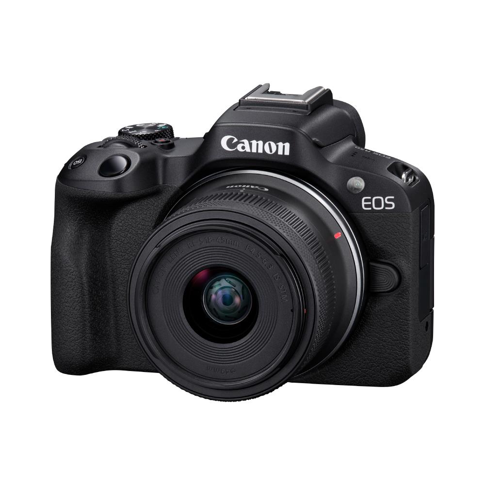 Canon EOS R50 + RF-S 18-45mm f4.5-6.3 IS STM Content Creator Kit 