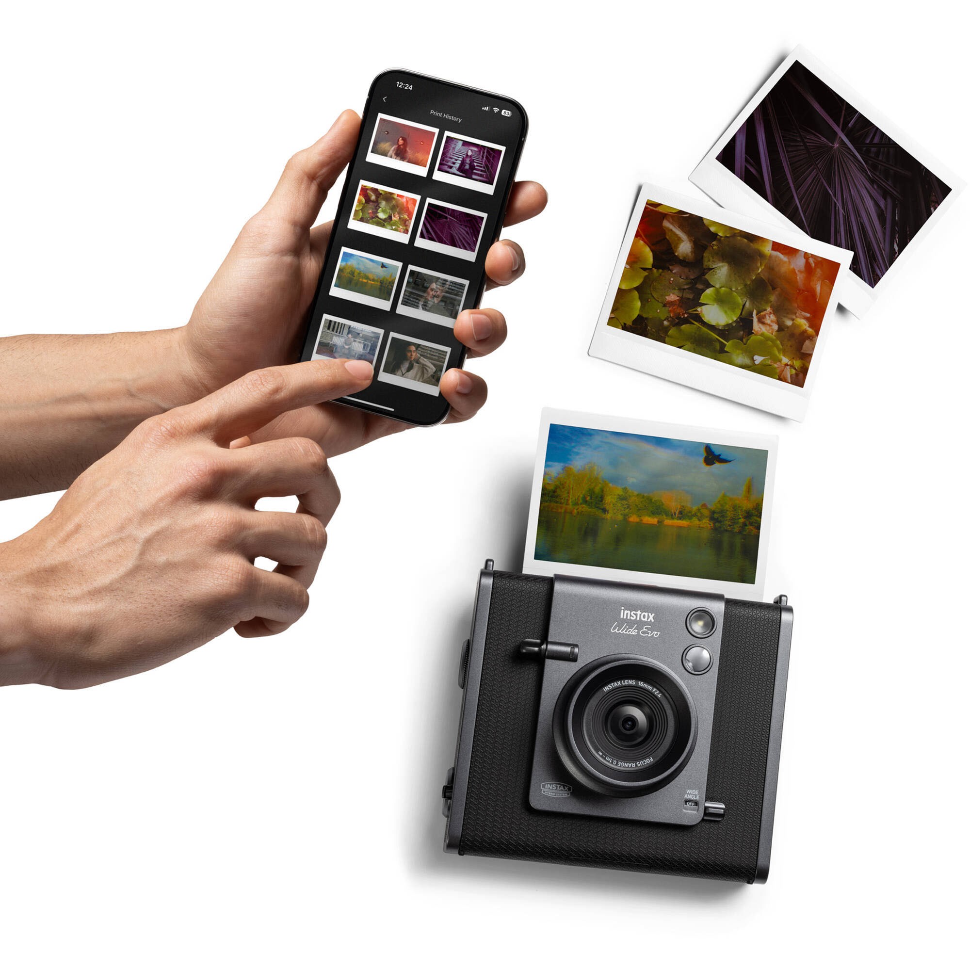 Instax Wide Evo Siyah Fotoğraf Makinesi