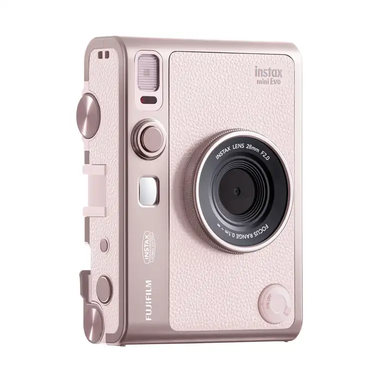 Instax Mini Evo Gentle Rose ve 20'li Film (Albüm ve Magnet Hediyeli)