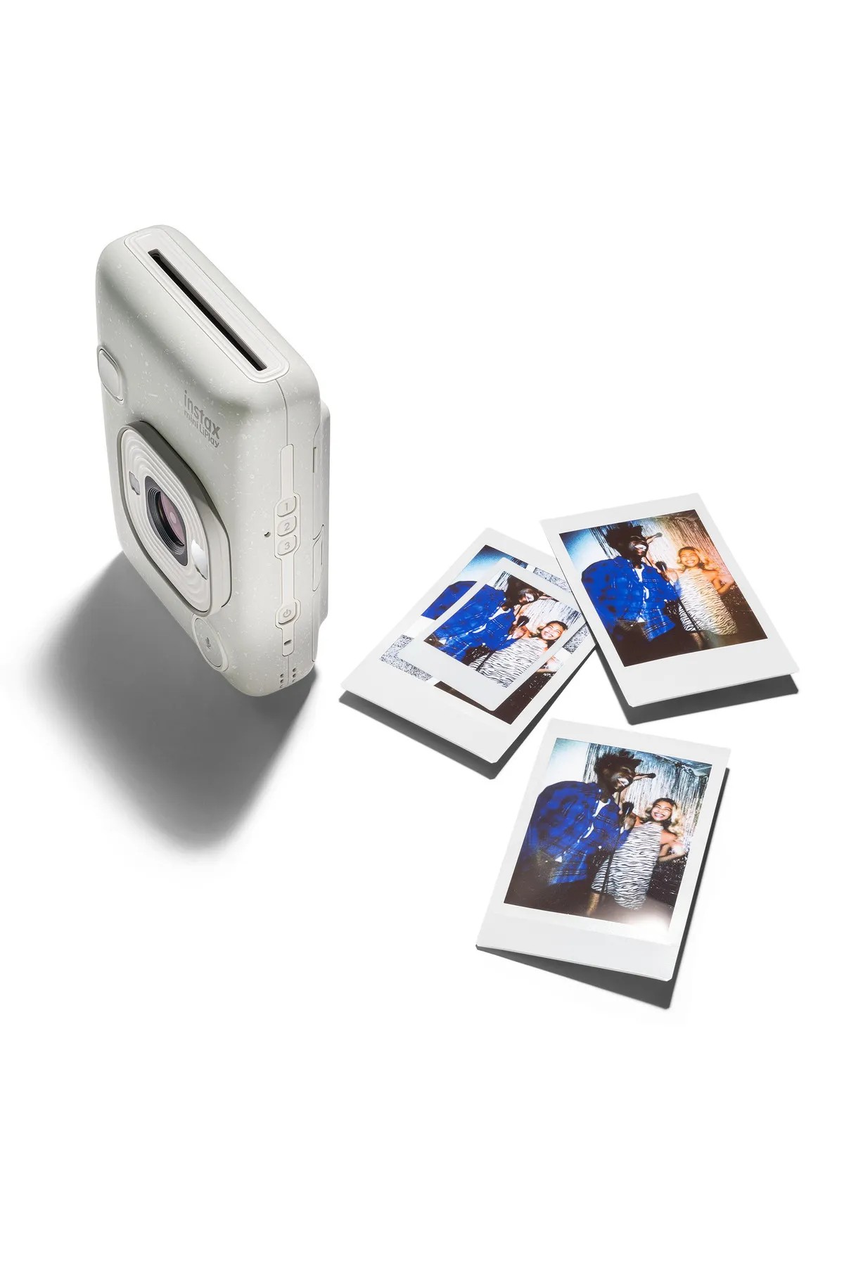 Instax mini LiPlay Misty White Fotoğraf Makinesi ve 20'li Film