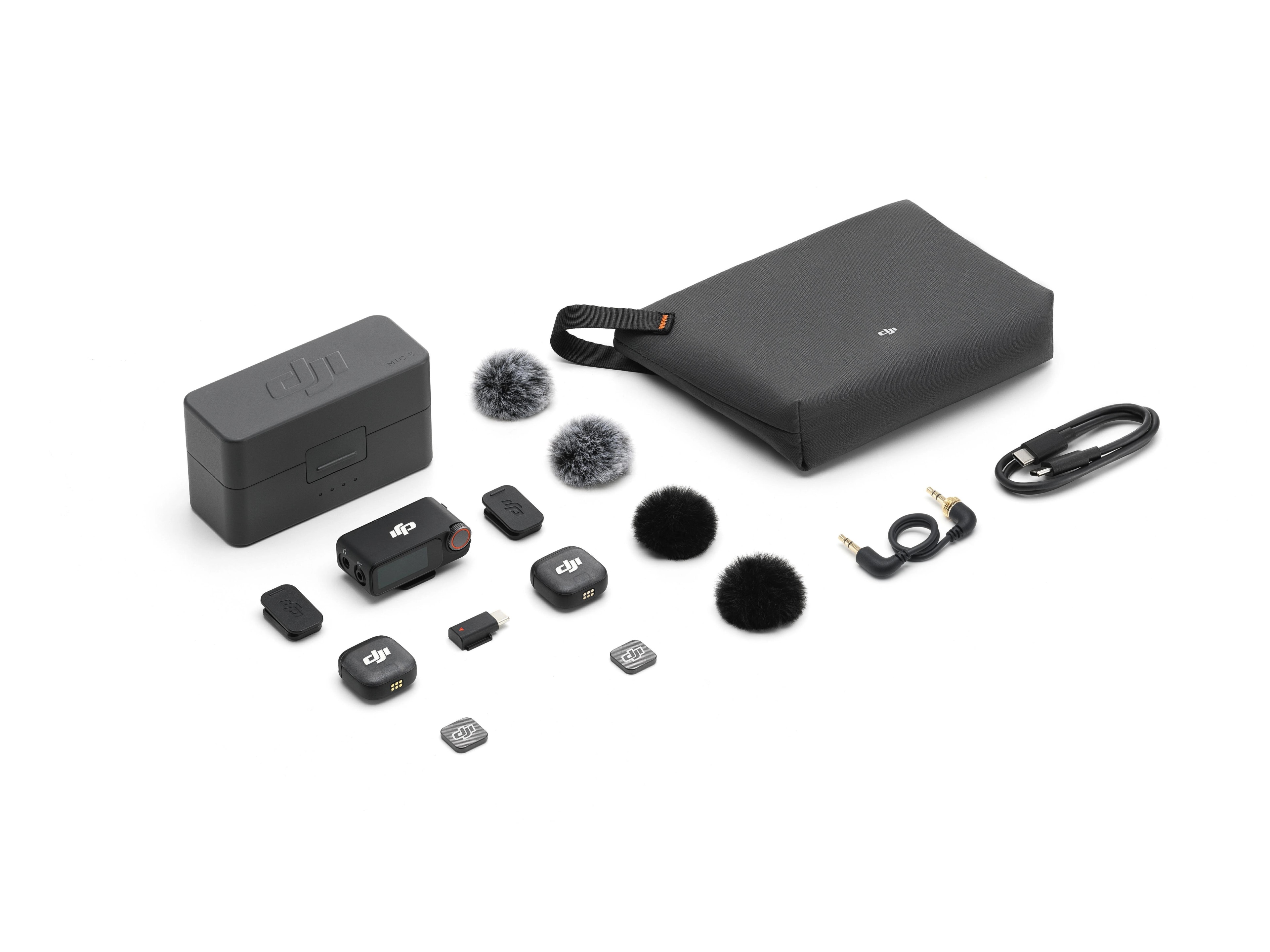 DJI MIC 3 (2 TX + 1 RX) (DJI Türkiye Karacasulu Garantili)