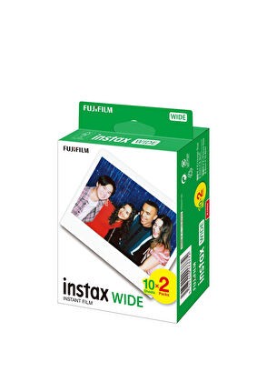 Instax Wide Evo Siyah Fotoğraf Makinesi ve 20'li Film