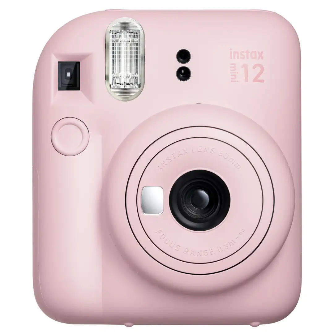 Instax Mini 12 Pembe Fotoğaf Makinesi + Çanta ve 20'li Film (Albüm ve Magnet Hediyeli)