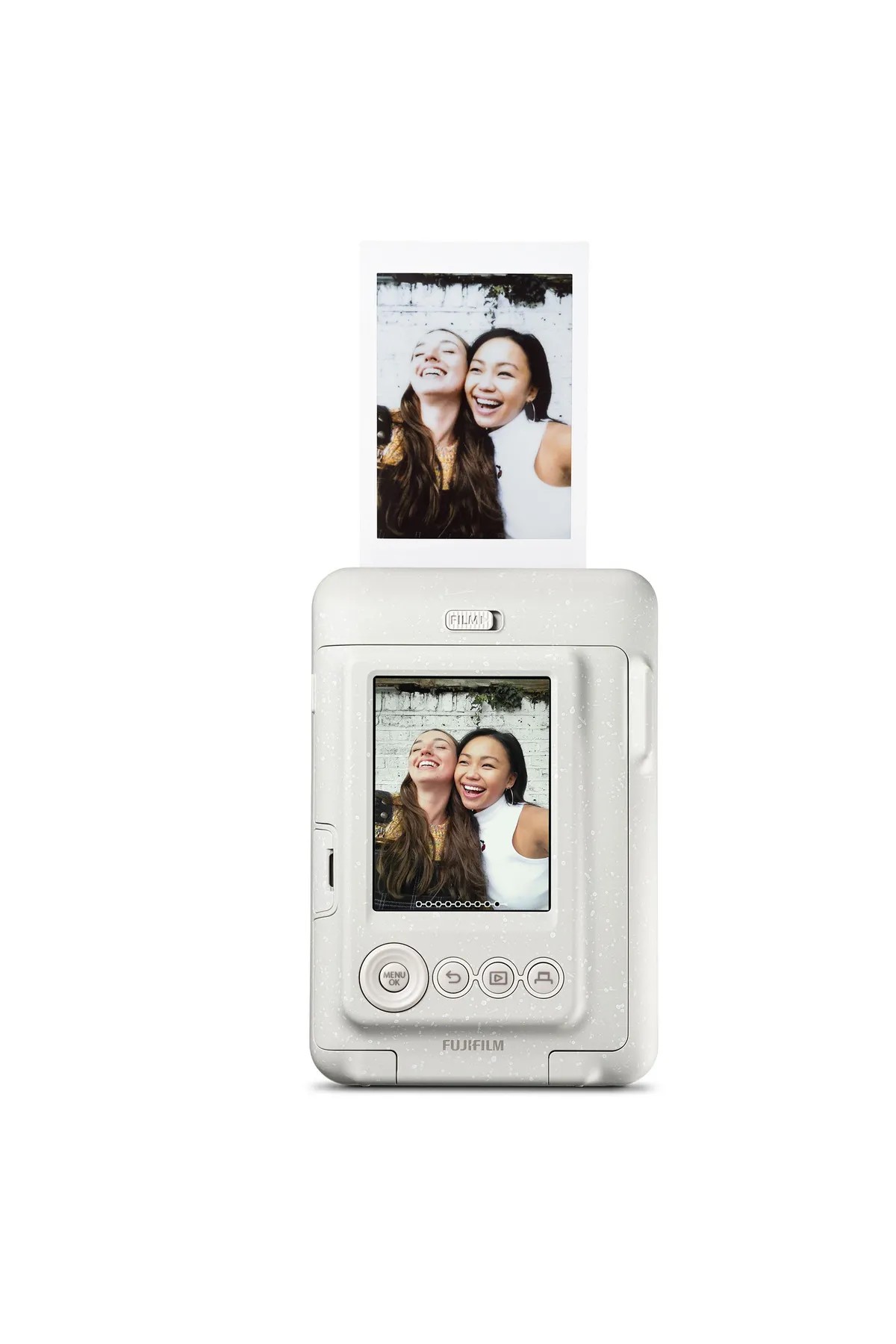 Instax mini LiPlay Misty White Fotoğraf Makinesi ve 20'li Film