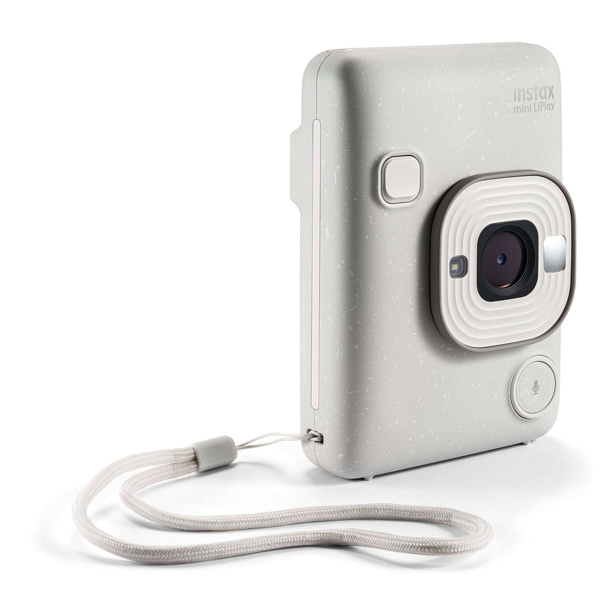 Instax Mini LiPlay Misty White Fotoğraf Makinesi + Çanta ve 20'li Film 