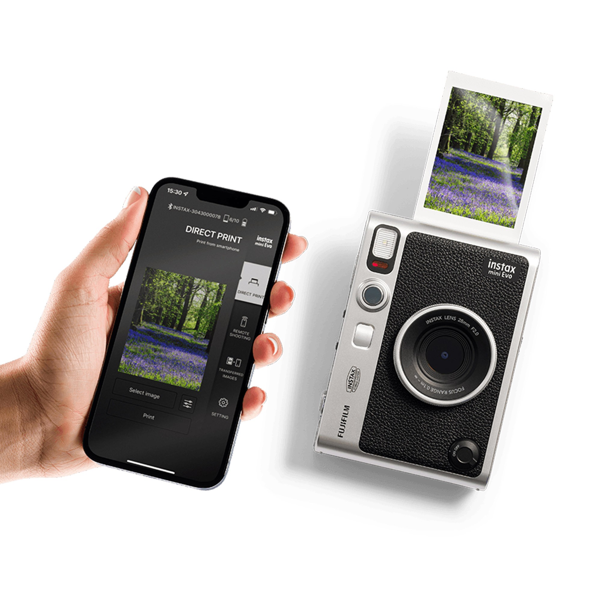 Instax Mini Evo Siyah Fotoğraf Makinesi