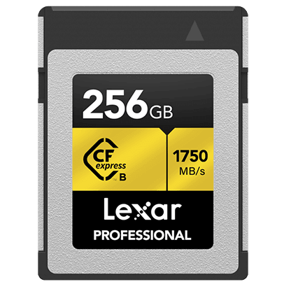Lexar 256GB Professional CFexpress Type-B Card GOLD Series 1750MB/sn Hafıza Kartı