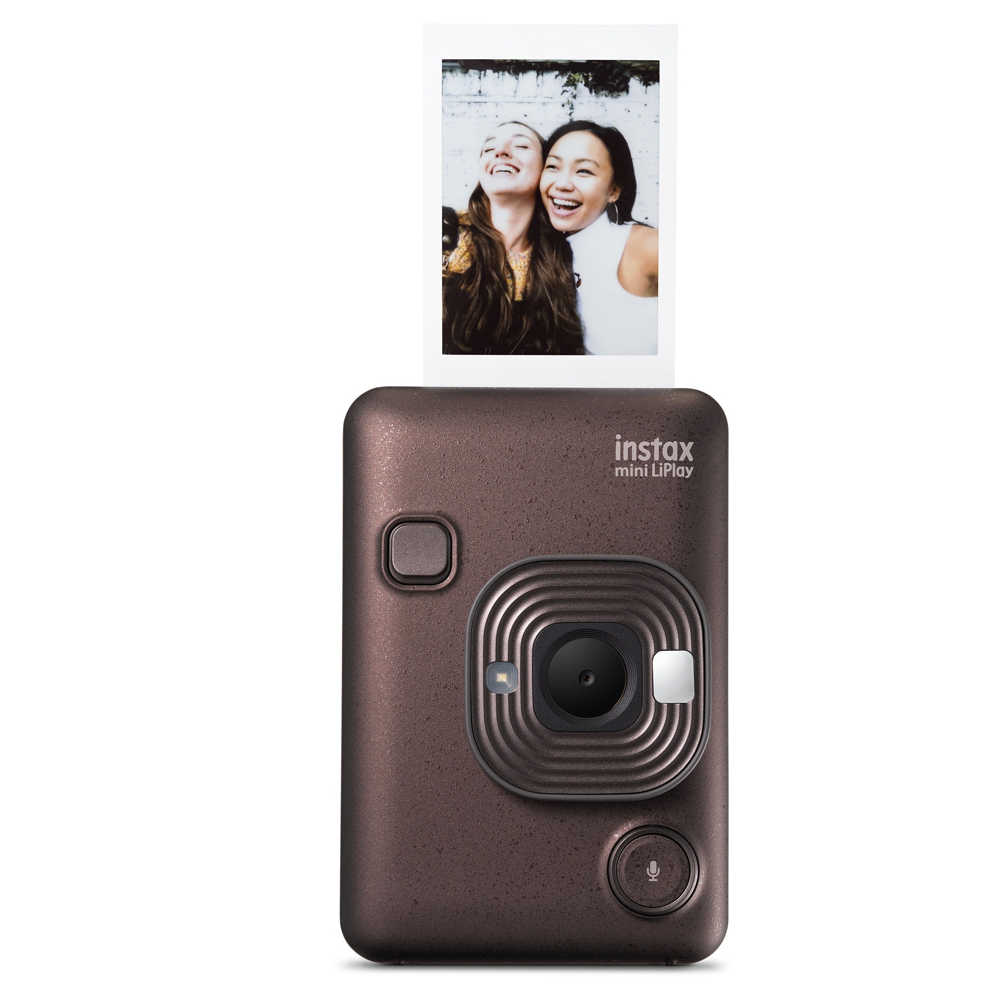 Instax Mini LiPlay Deep Bronze Fotoğraf Makinesi + Çanta ve 20'li Film