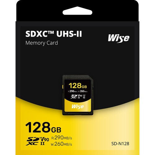 Wise 128GB SDXC UHS-II V90 Hafıza Kartı