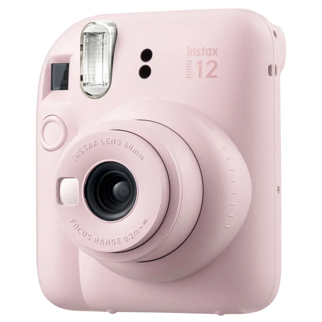 Instax Mini 12 Pembe Fotoğaf Makinesi + Çanta ve 20'li Film (Albüm ve Magnet Hediyeli)