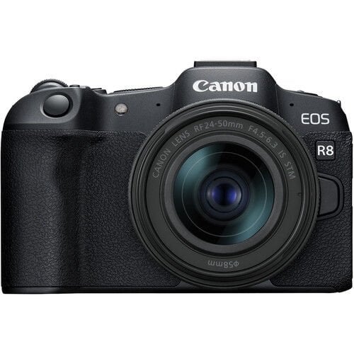Canon EOS R8 + RF 24-50mm f/4.5-6.3 IS STM Lens Kit (Canon Eurasia Garantili)