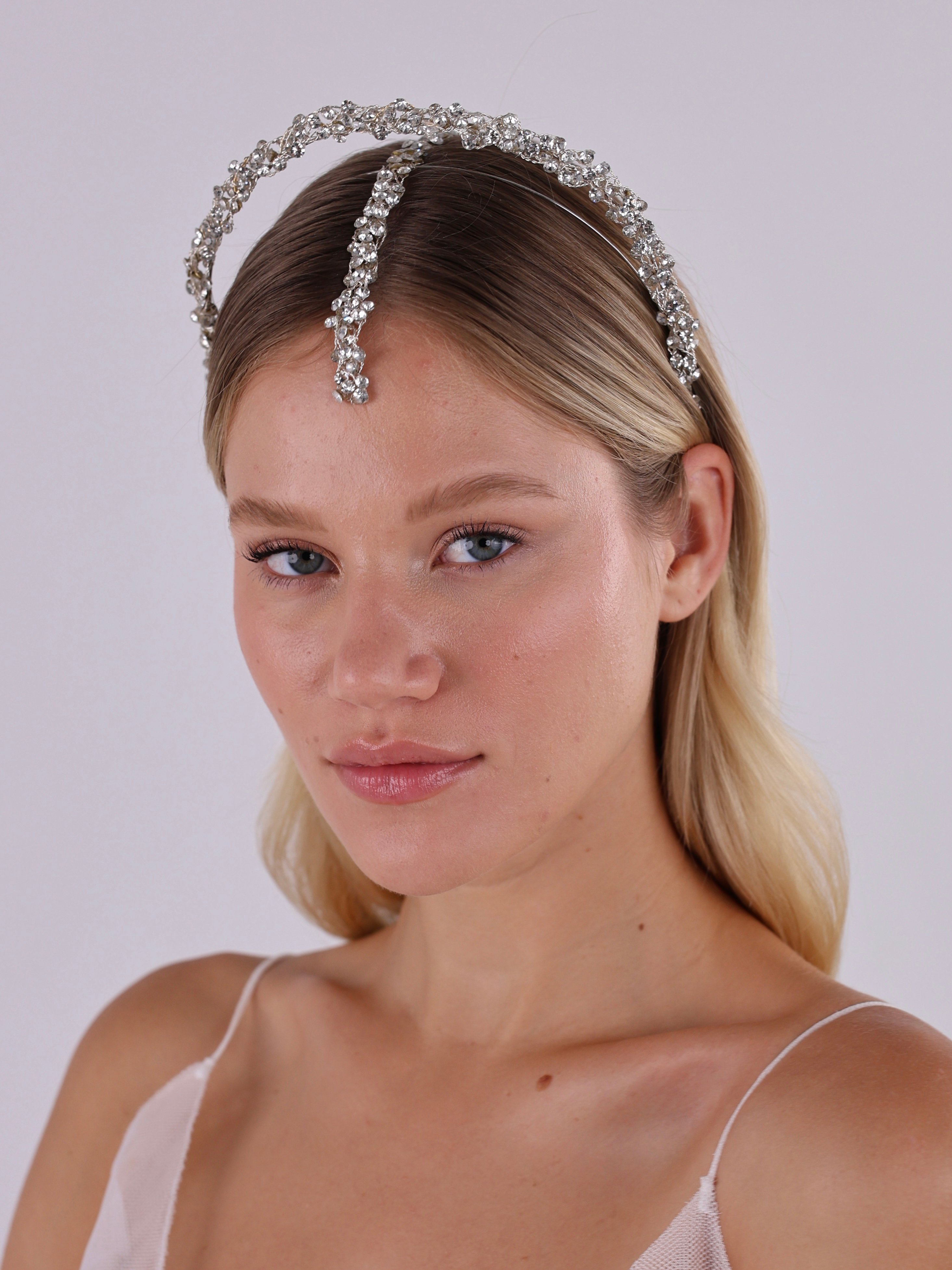 Lois Silver Headpiece