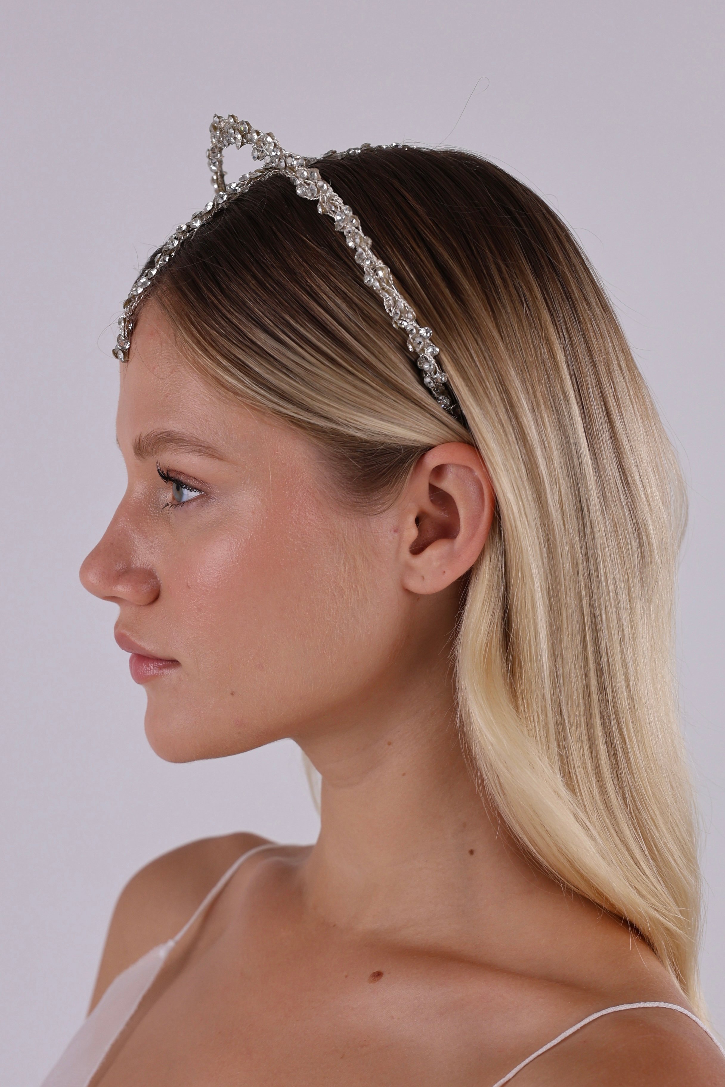 Lois Silver Headpiece