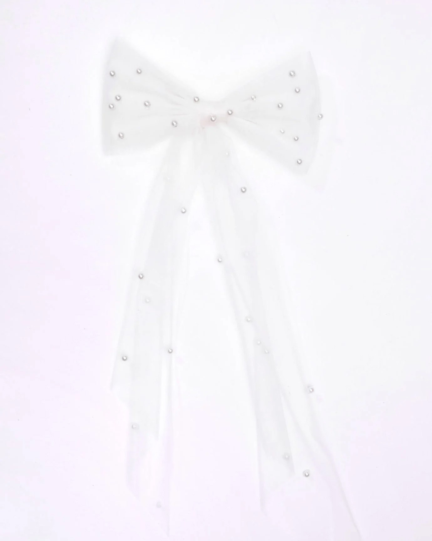 Pearl Hair Bow