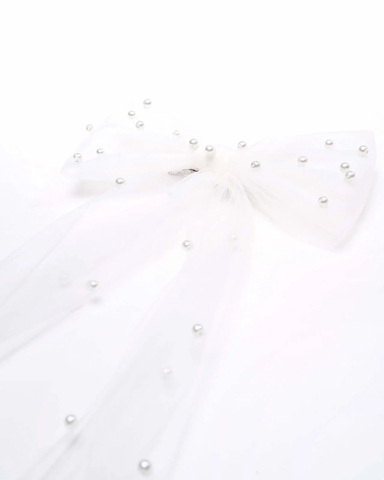 Pearl Hair Bow