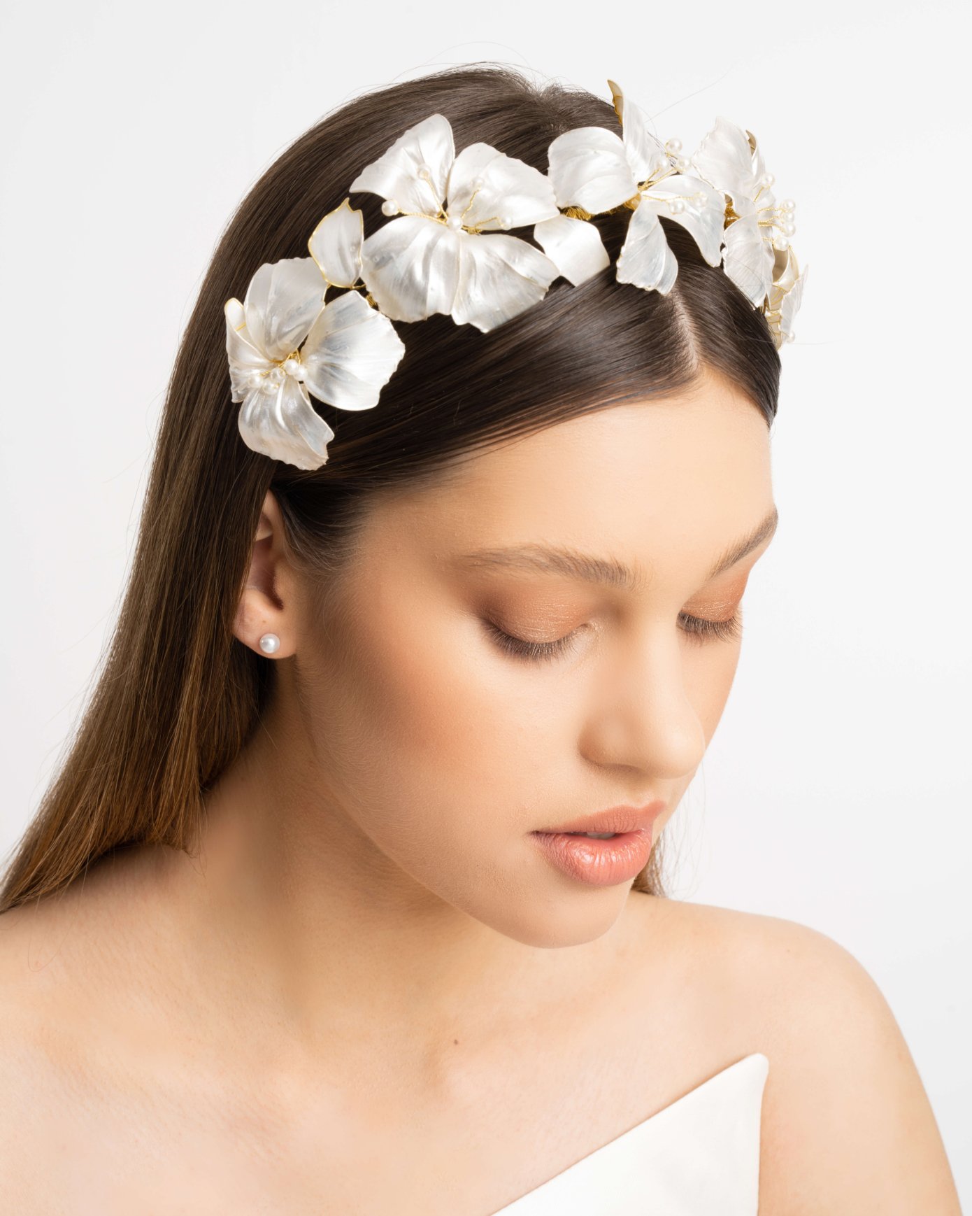 Paola Pearl Headpiece