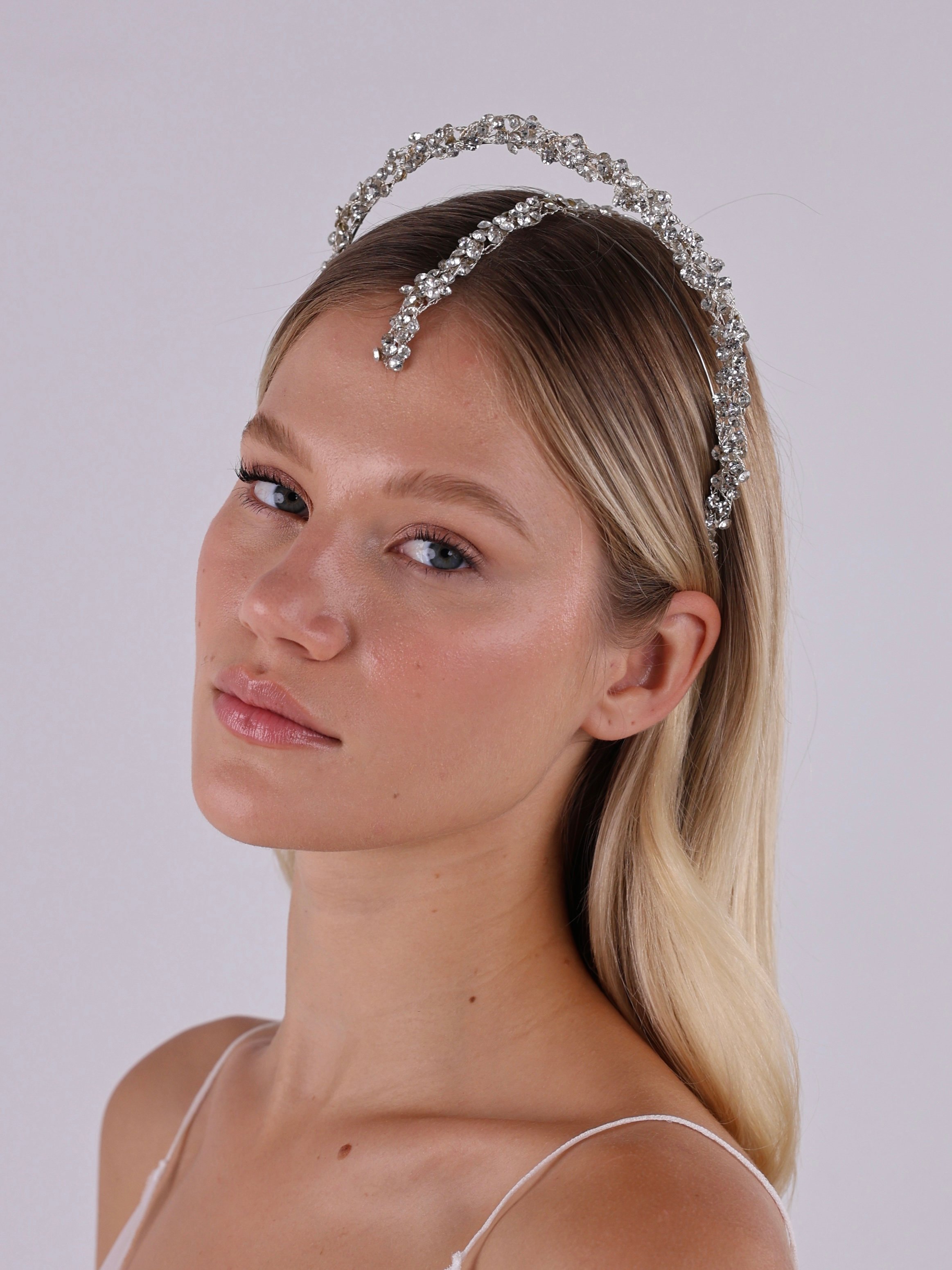 Lois Silver Headpiece