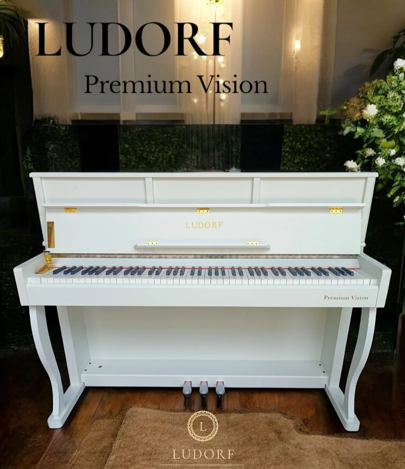 PREMIUM VISION AKUSTİK PİYANO - BEYAZ main variant image