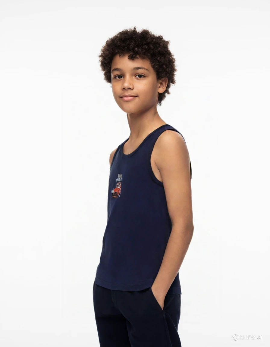 No Brakes Araba Baskılı Erkek Çocuk Atlet