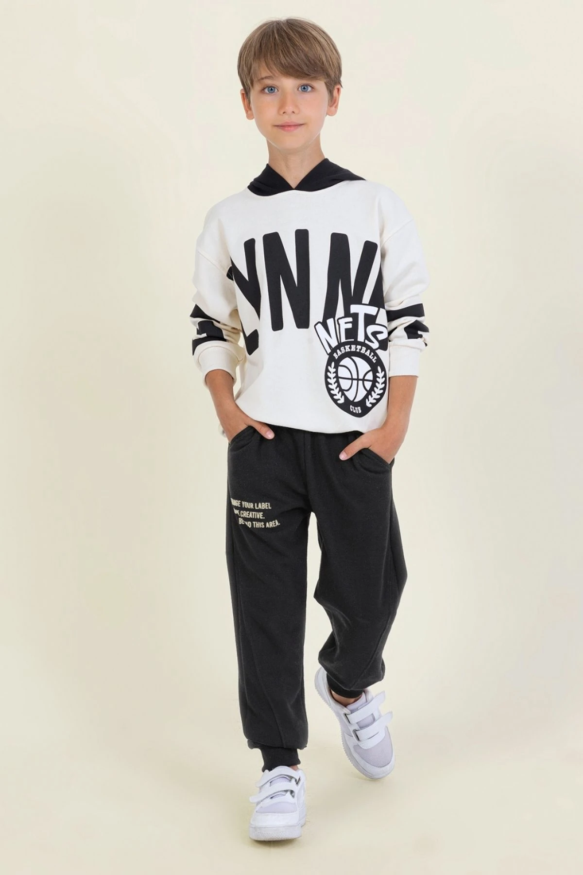 Erkek Çocuk  Cepli Jogger Eşofman Altı - Farklı Renk Seçenekleriyle