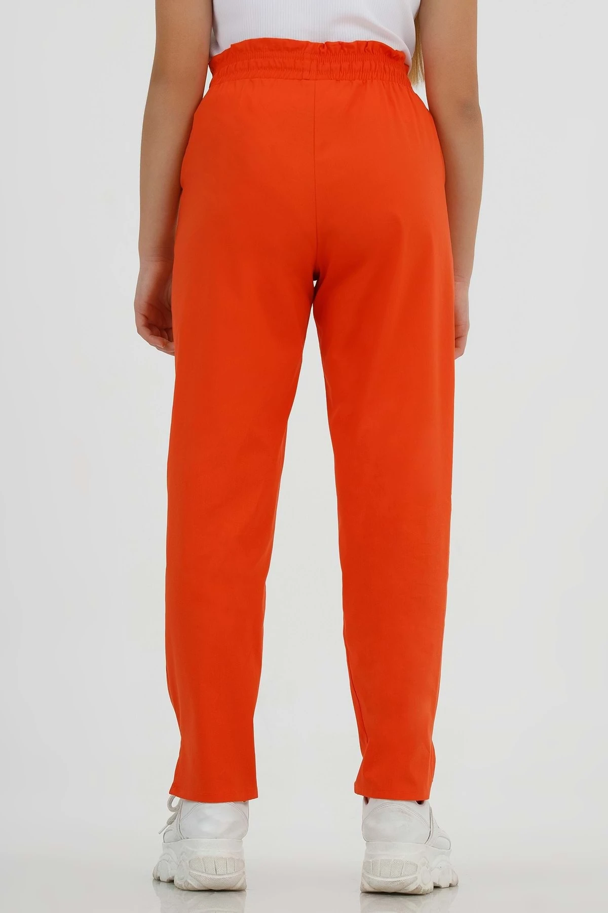 Bağcıklı Bol Paça Kız Çocuk Pantolon