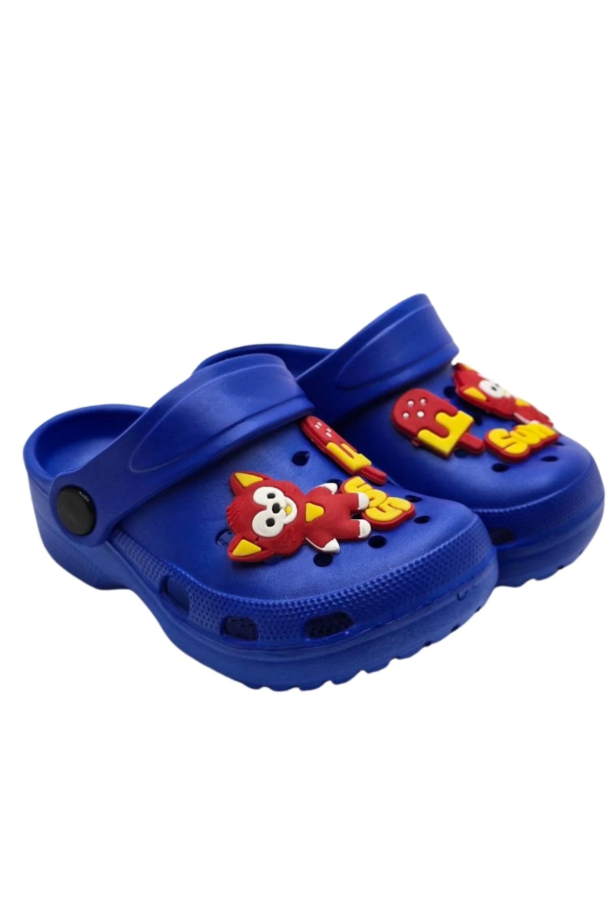 Figürlü Mavi Çocuk Terlik Patik Terlik
