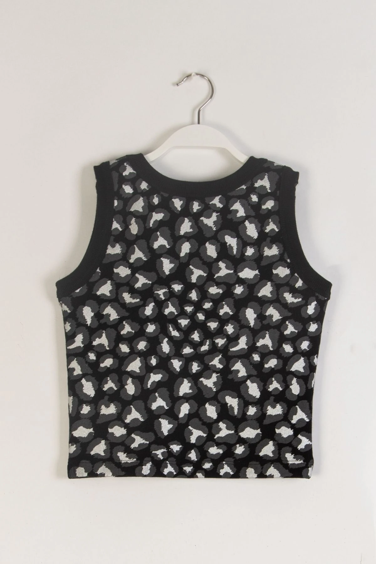 Leopar Baskılı Kalın Askılı Kız Çocuk Bady