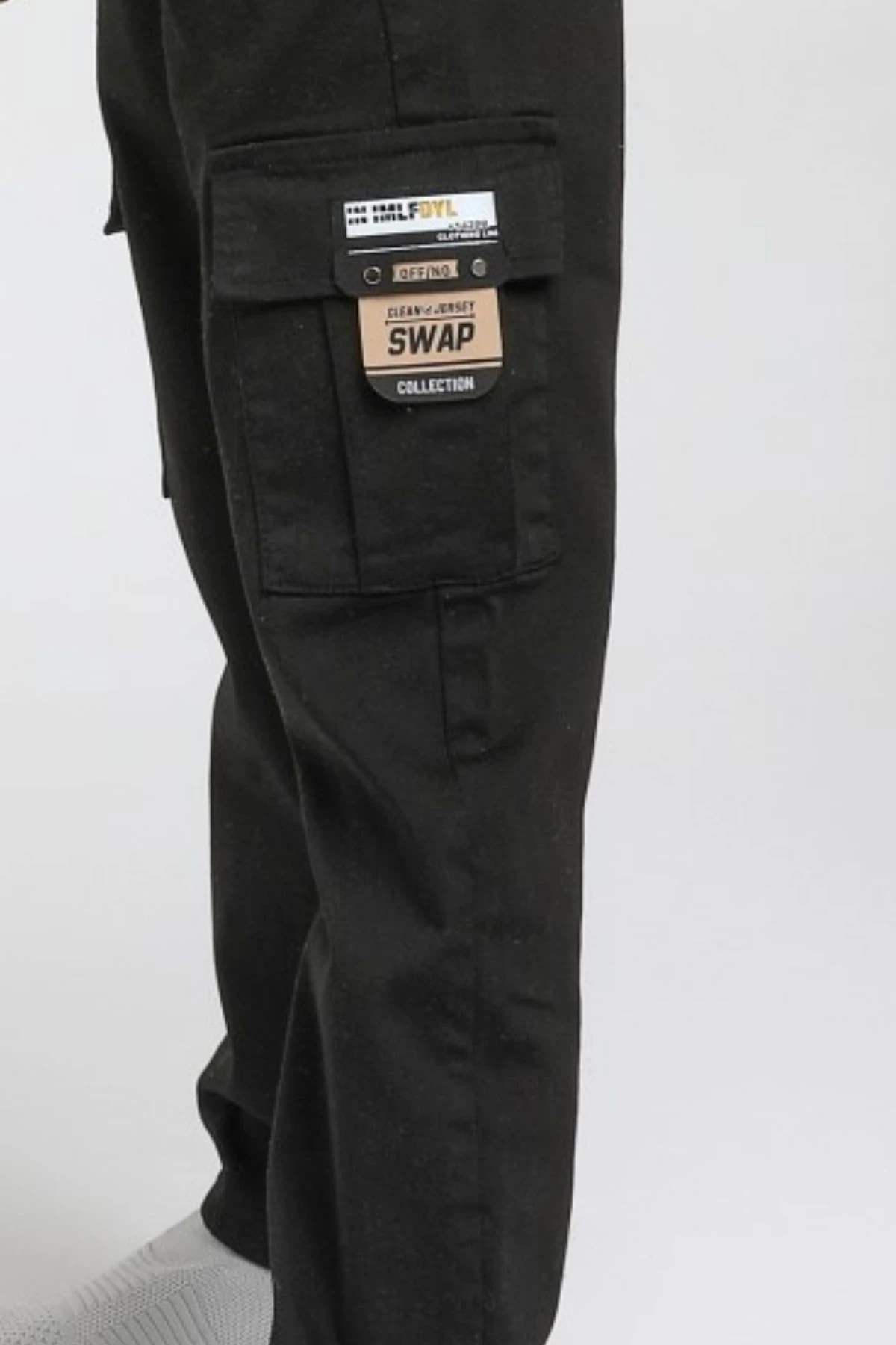 Kargo Cepli Lastikli Paça Erkek Çocuk Pantolon