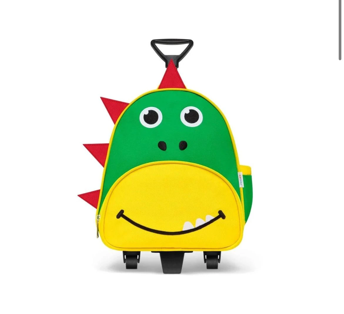 Dinazor Fügürlü Çekçekli Erkek Çocuk Ana Okulu Çantası