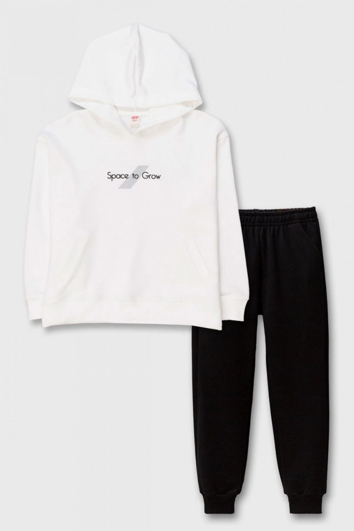 Erkek Çocuk  Kapüşonlu Sweatshirt ve Eşofman Altı Takım – Space to Grow Baskılı,