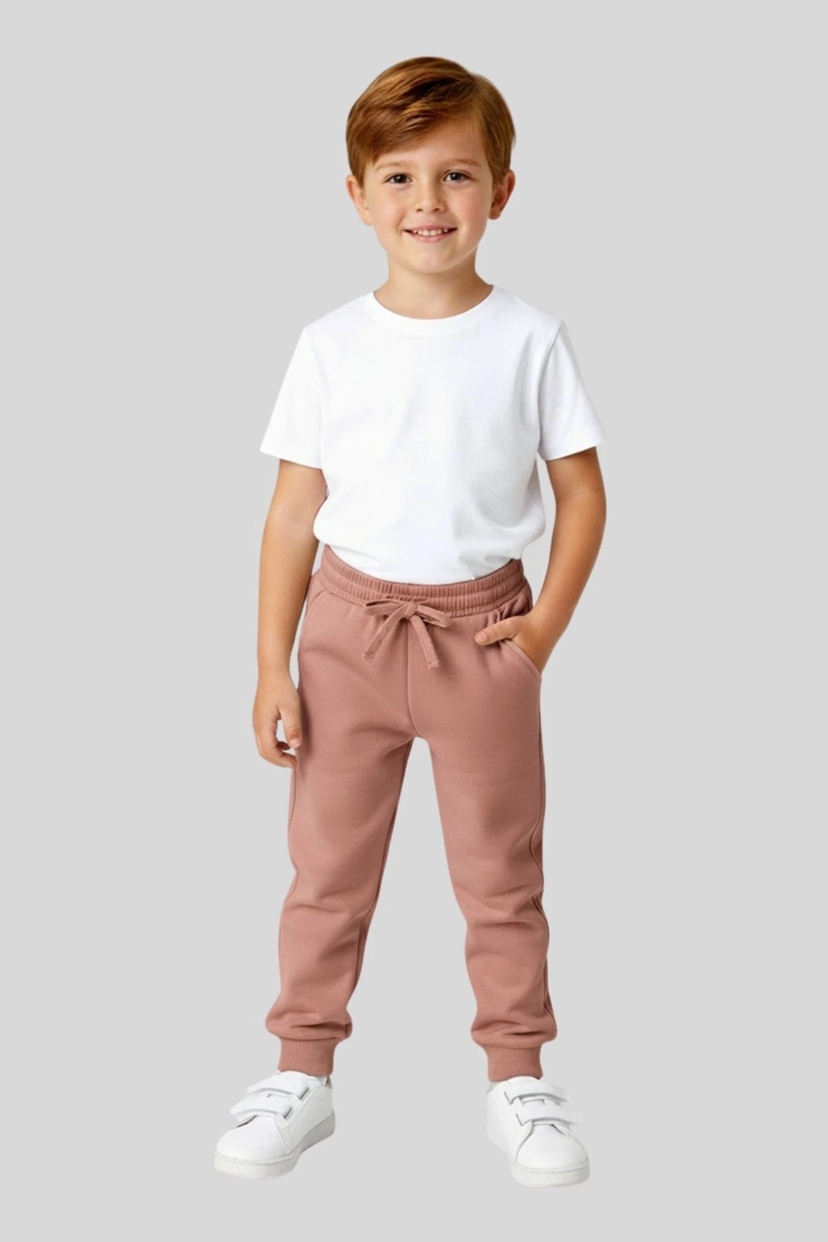 Çocuk Eşofman Altı, Jogger Pantolon, Lastikli Paça Eşofman, Basic Eşofman.