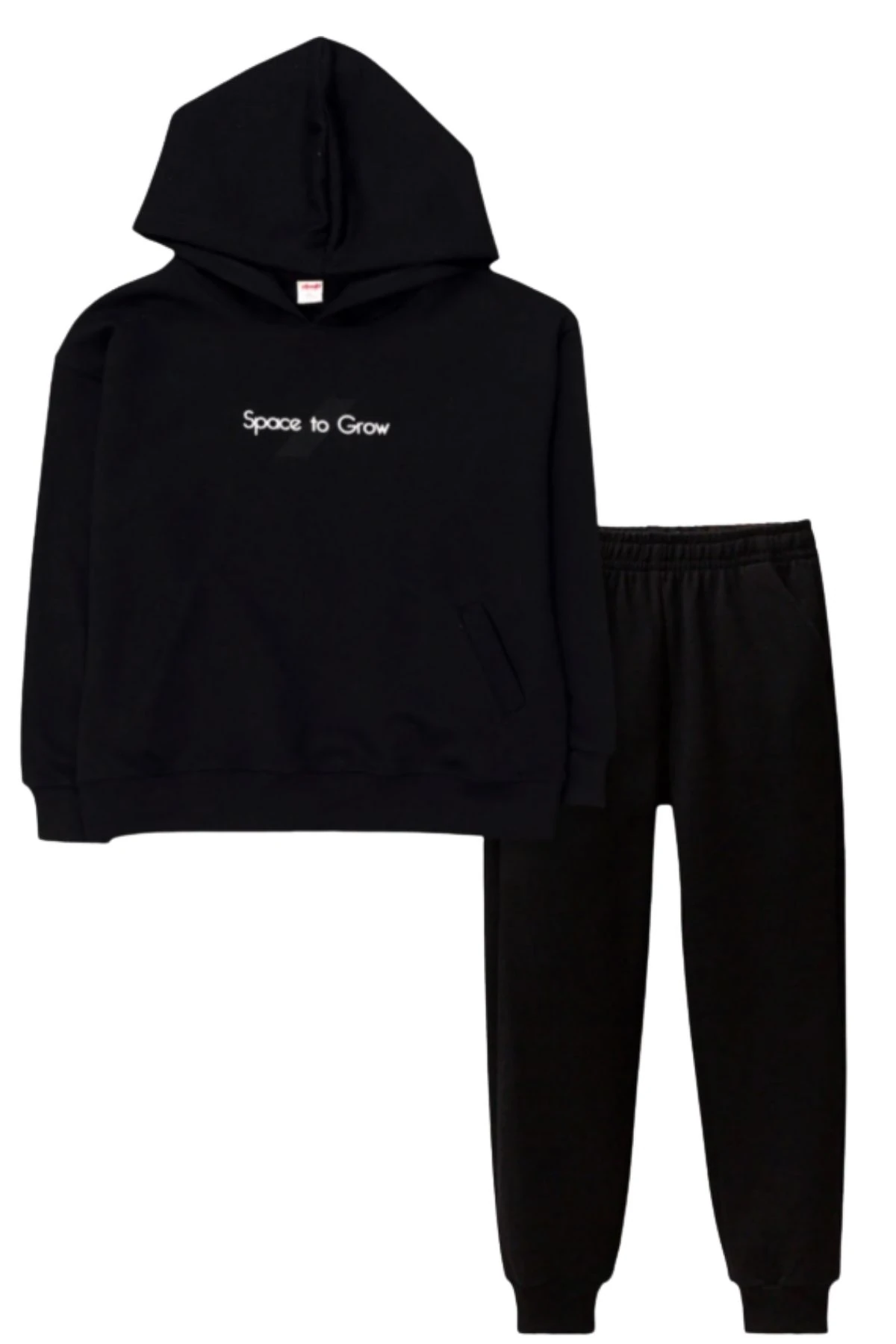 Erkek Çocuk  Kapüşonlu Sweatshirt ve Eşofman Altı Takım – Space to Grow Baskılı,