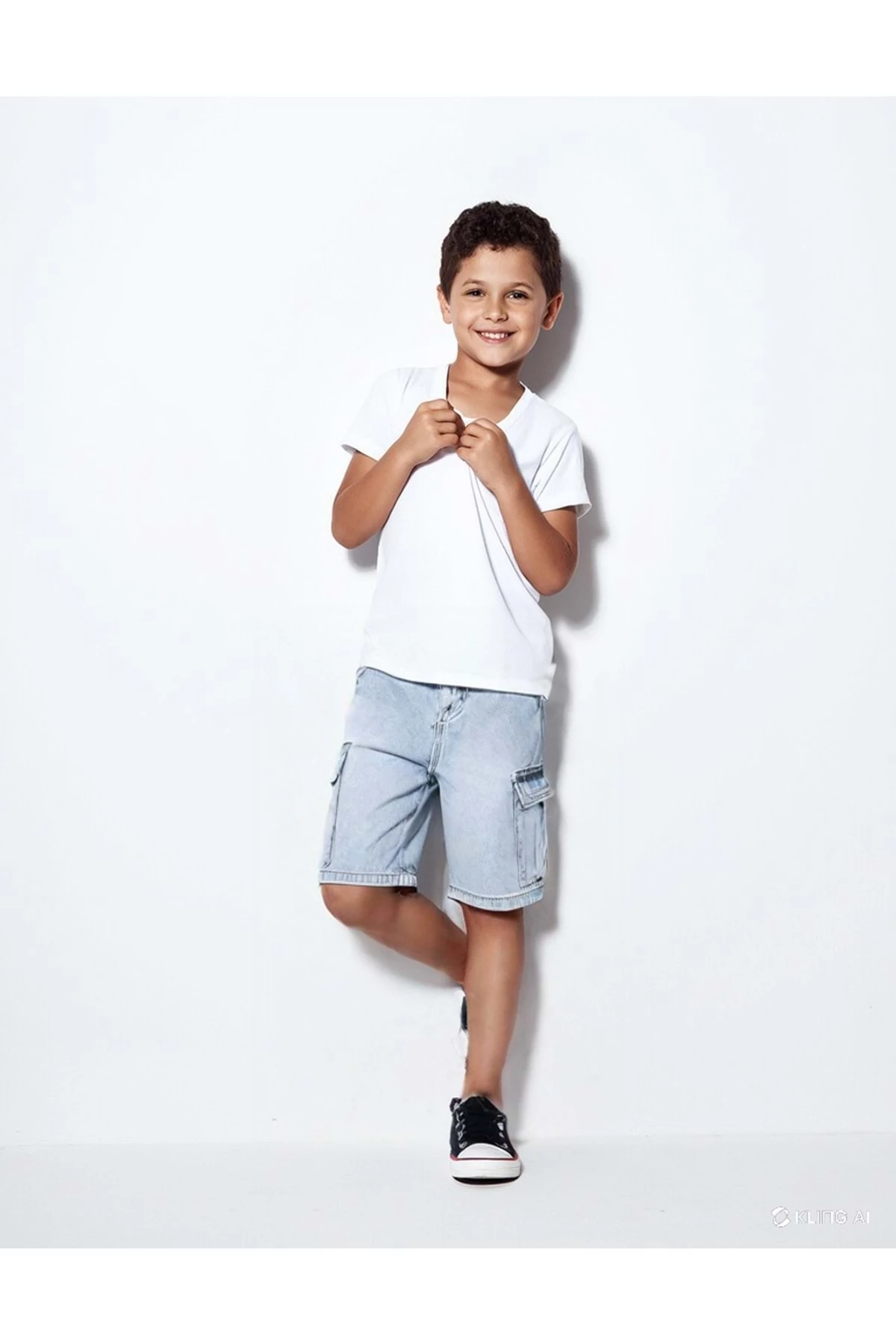 Kargo Cepli Erkek Kot Kapri - Mavi